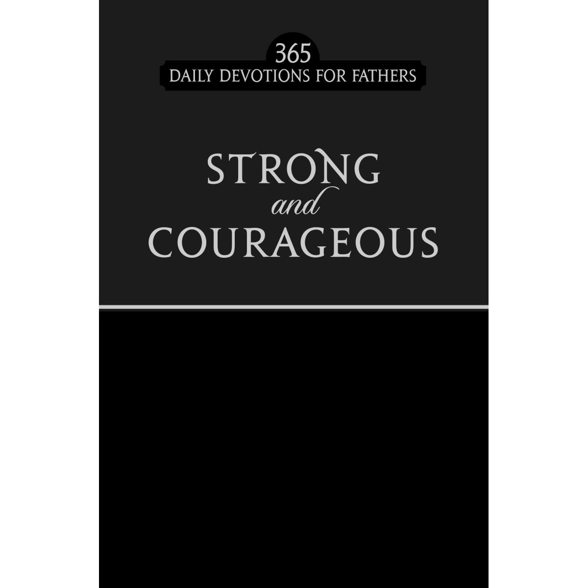 136541 Strong & Courageous - Black Imitation Leather