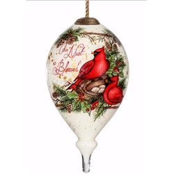 Inner Beauty 167127 Our Nest Is Blessed Ornament - 6 In. Finial