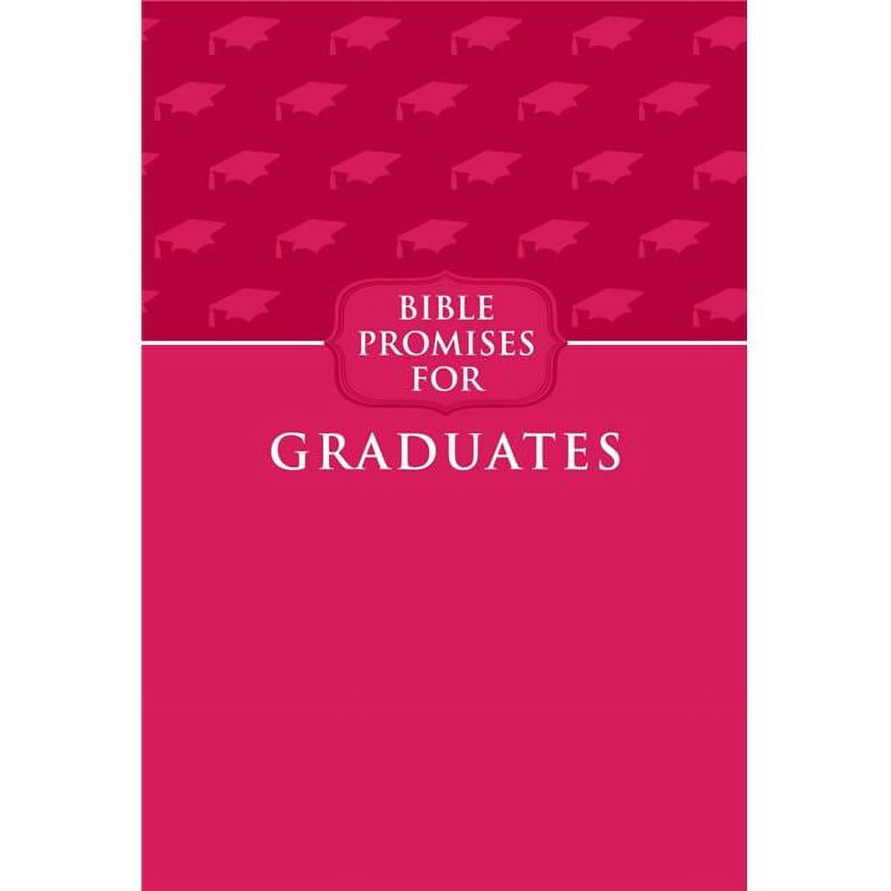 154513 Bible Promises For Graduates, Raspberry Imitation Leather