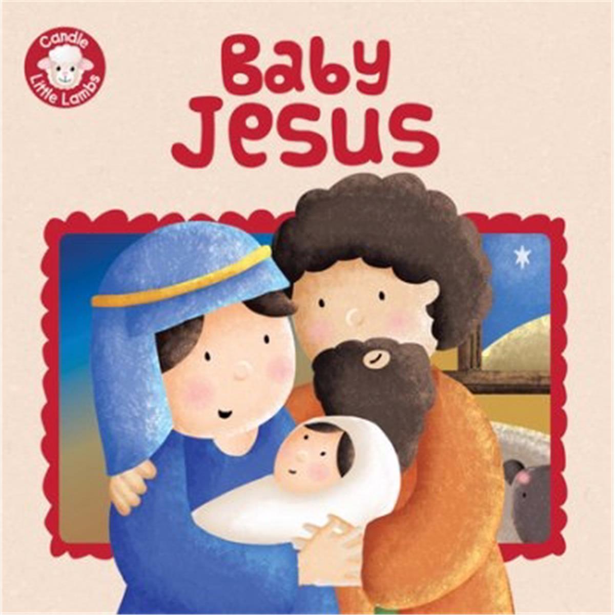 198695 Baby Jesus - Candle Little Lambs
