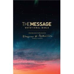 172543 Message Devotional Bible Softcover