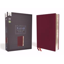 166361 Nasb Thinline Bible - Comfort Print, Burgundy Bonded Leather - Jan 2020