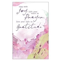 Prayer Life 139213 Cards-share-it - Sing With Joy, 2.06 X 3.38 In. - Pack Of 24