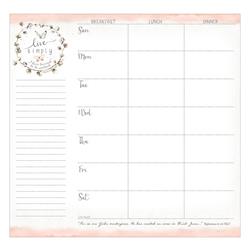 Prayer Life 139077 Meal Planner - Live Simply - 9 X 9.5 In.