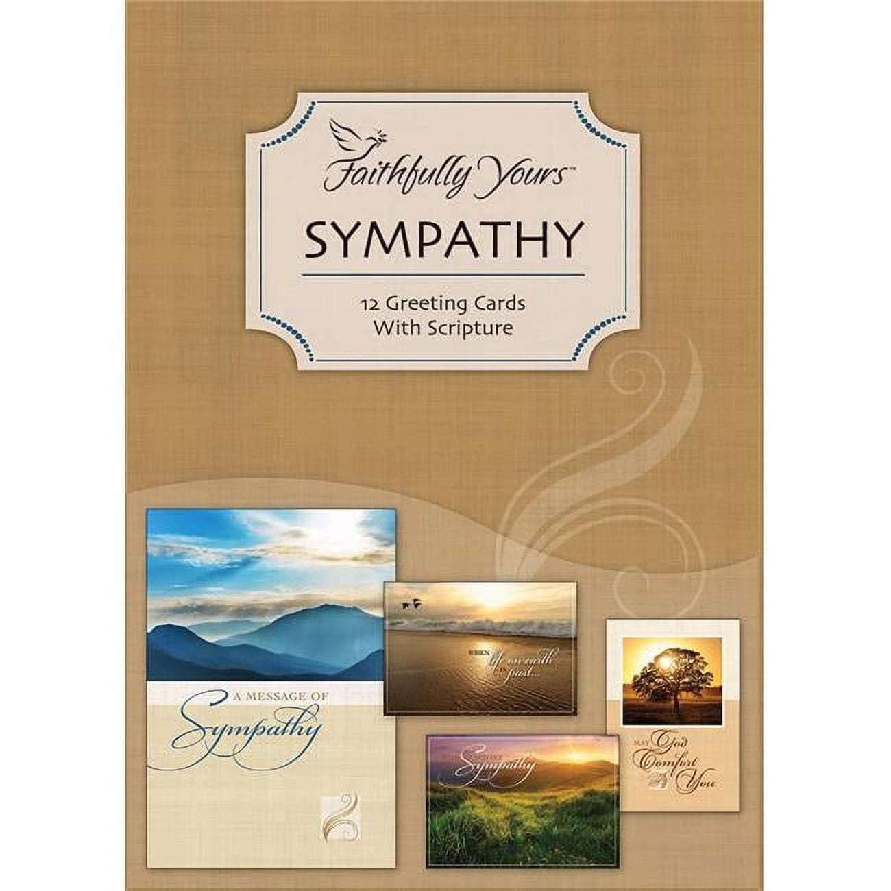 Faithfully Yours 166985 Sympathy Card-boxed - Precious Memories - Box Of 12