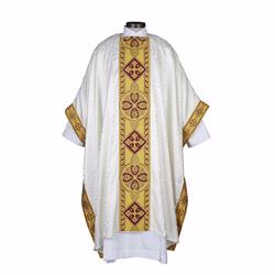 R. J. Toomey 168573 Avignon Collection Monastic Chasuble, Ivory - 59 X 51 In.