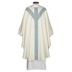 R. J. Toomey 168632 Avignon Collection Gothic Chasuble, Ivory - 59 X 51 In.