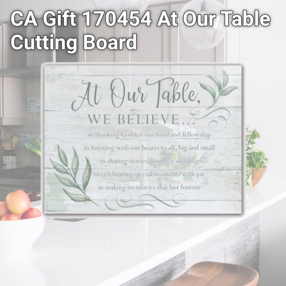Picture of CA Gift 170454 At Our Table Cutting Board