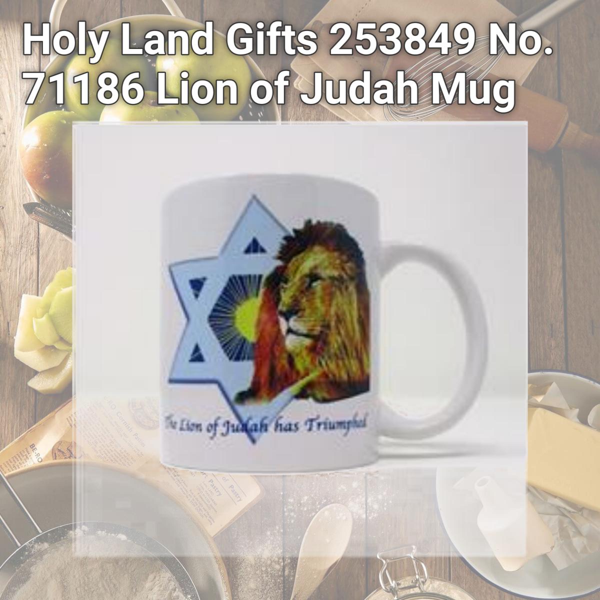 Picture of Holy Land Gifts 253849 No. 71186 Lion of Judah Mug