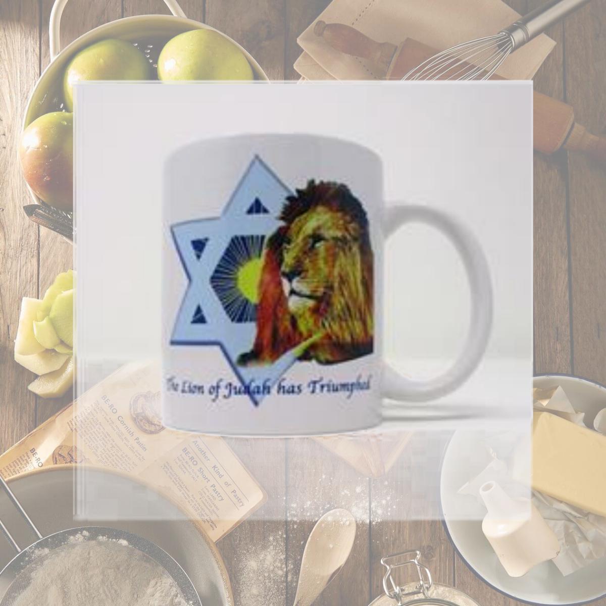 Picture of Holy Land Gifts 253849 No. 71186 Lion of Judah Mug