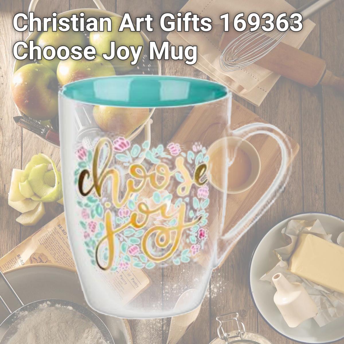 Picture of Christian Art Gifts 169363 Choose Joy Mug