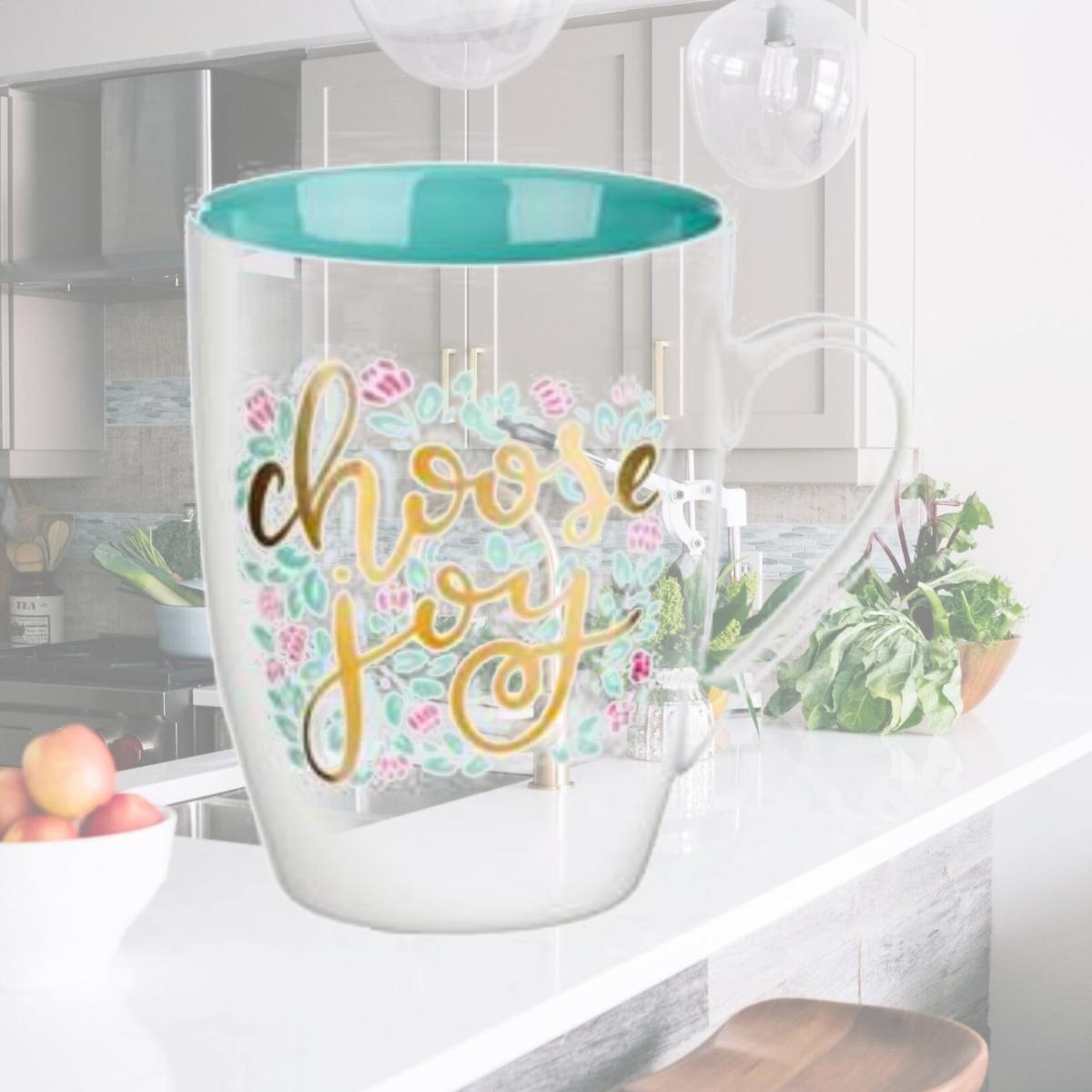 Picture of Christian Art Gifts 169363 Choose Joy Mug
