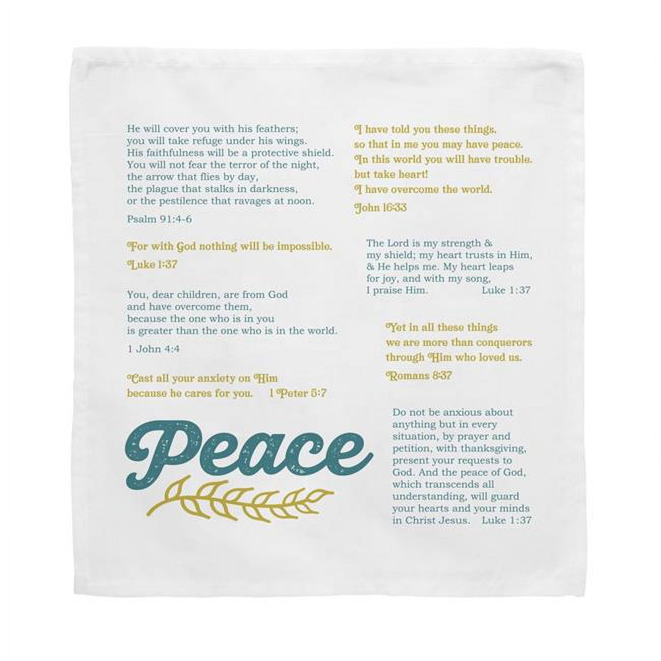 Prayers In My Pocket Cloth - Peace - Pack of 6