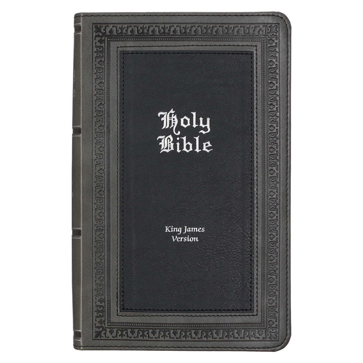 ISBN 9781642728736 product image for 21939X KJV Giant Print Bible with Two-Tone Gray & Black Faux Leather | upcitemdb.com