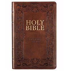 ISBN 9781432132651 product image for 160793 KJV Deluxe Gift Bible, Brown Luxleather Indexed | upcitemdb.com