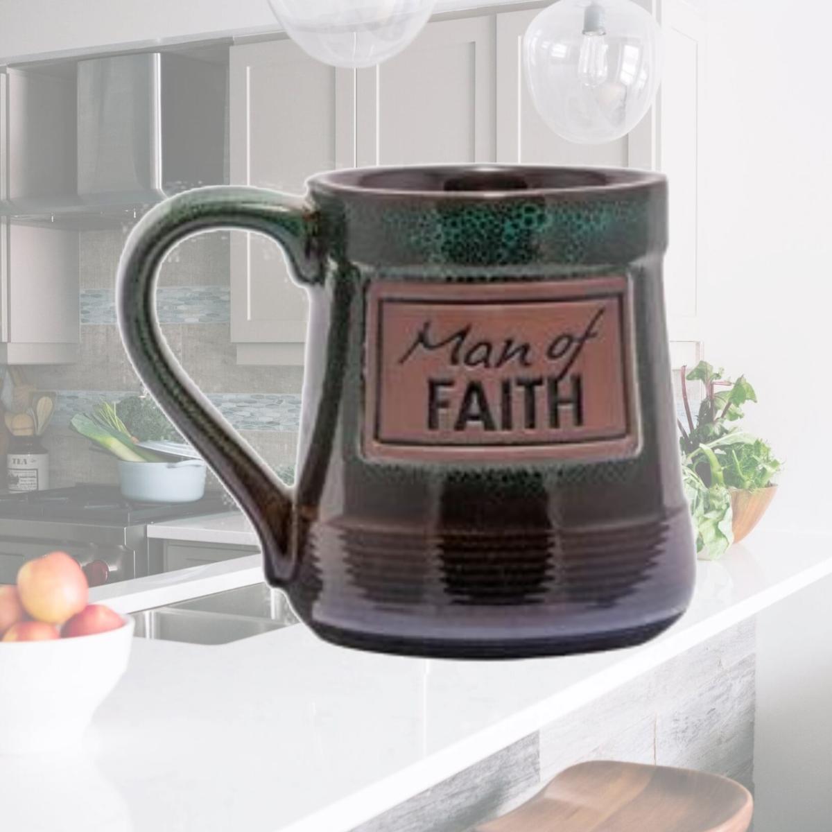 Picture of CA Gift 261424 20 oz Mug - Pottery Man of Faith