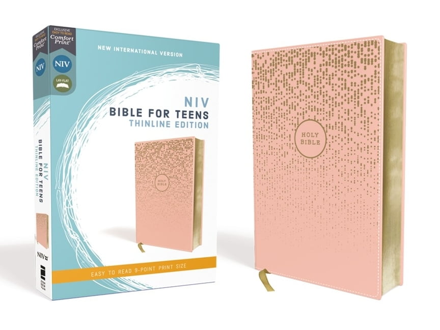 150497 NIV Thinline Bible for Teens, Pink Leathersoft