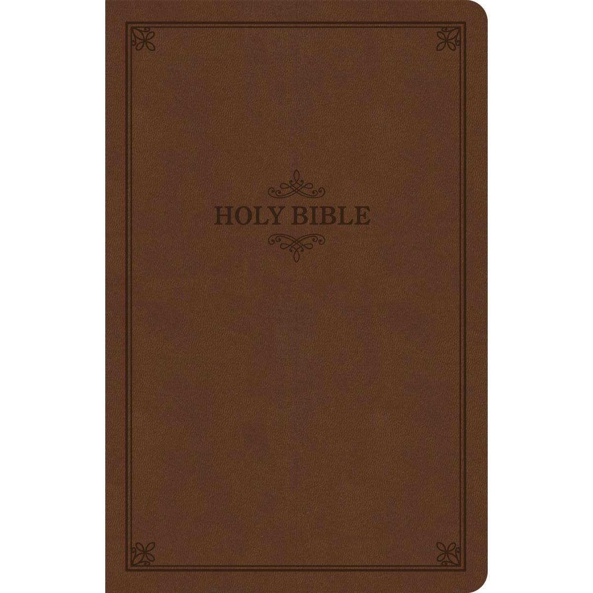 ISBN 9781087774732 product image for 204366 KJV Thinline Value Edition LeatherTouch Bible - Brown | upcitemdb.com
