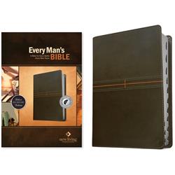 ISBN 9781496466358 product image for 222350 NLT Every Mans East West LeatherLike Indexed Bible - Grey | upcitemdb.com