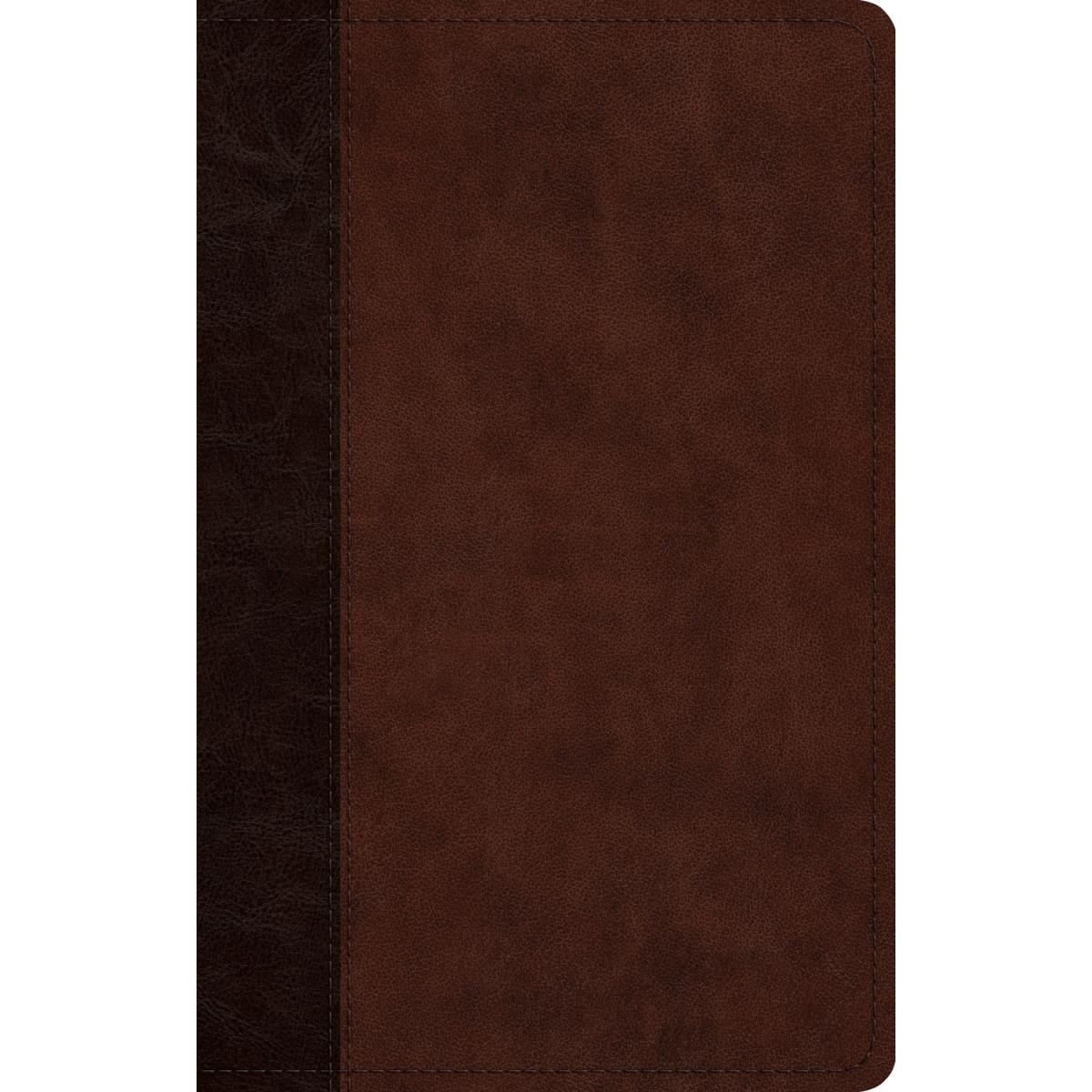 ISBN 9781433581670 product image for 259925 ESV Large Print Thinline Reference Timeless Design Bible - Brown & Walnut | upcitemdb.com