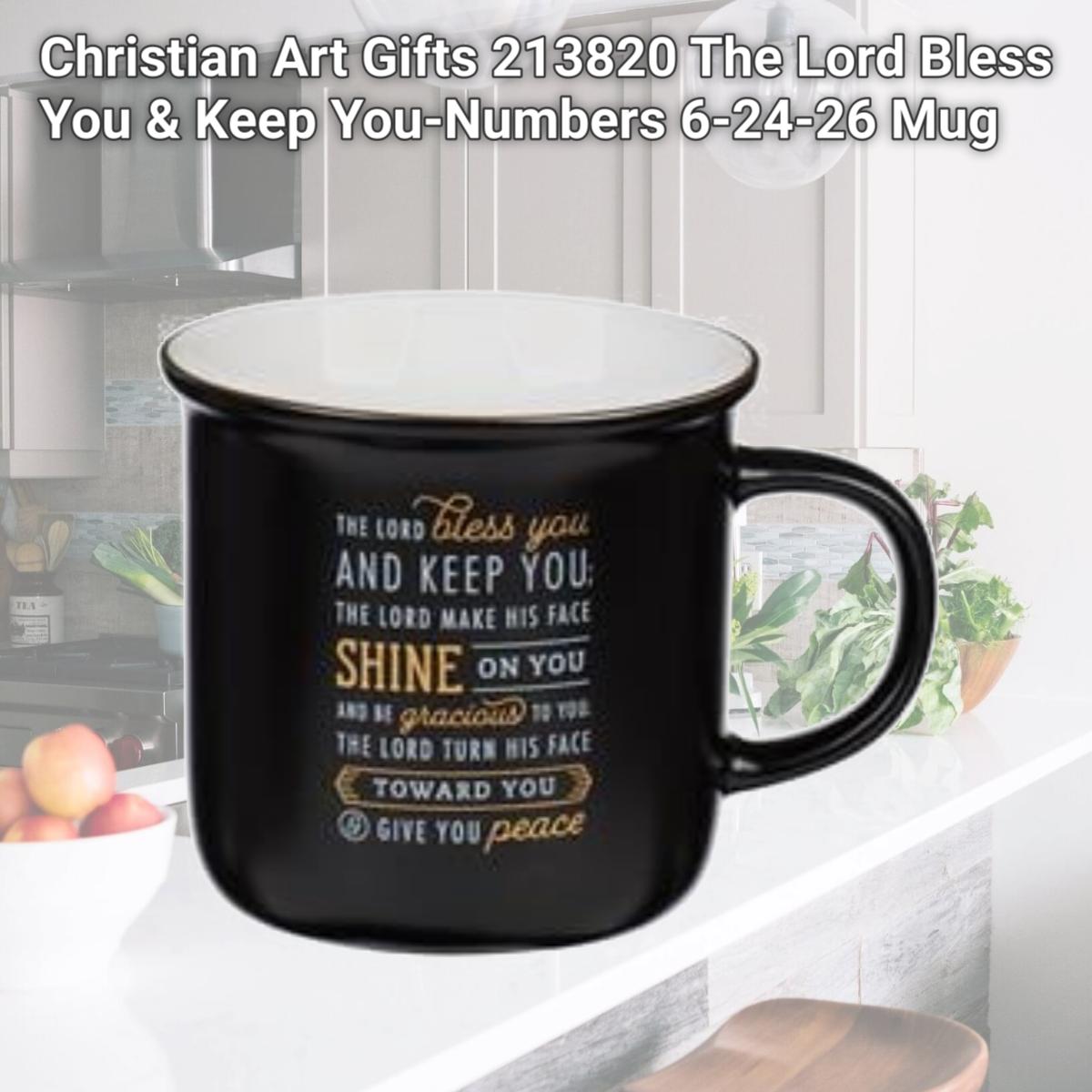 Picture of Christian Art Gifts 213820 The Lord Bless You & Keep You-Numbers 6-24-26 Mug