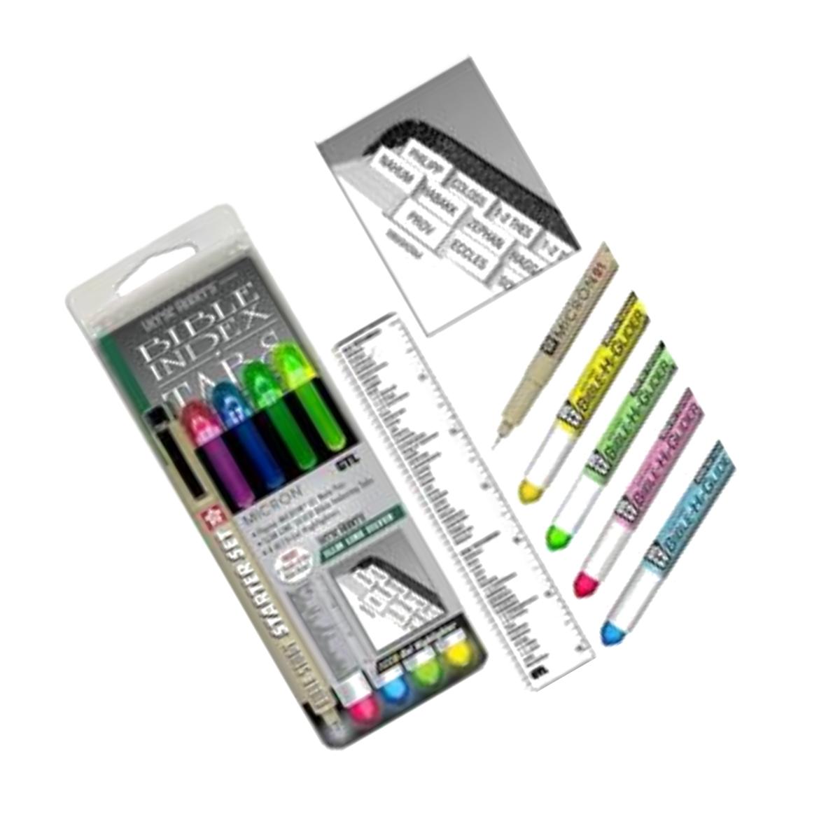 Picture of G.T. Luscombe 211592 Slim Line Bible Study Starter Set, Silver