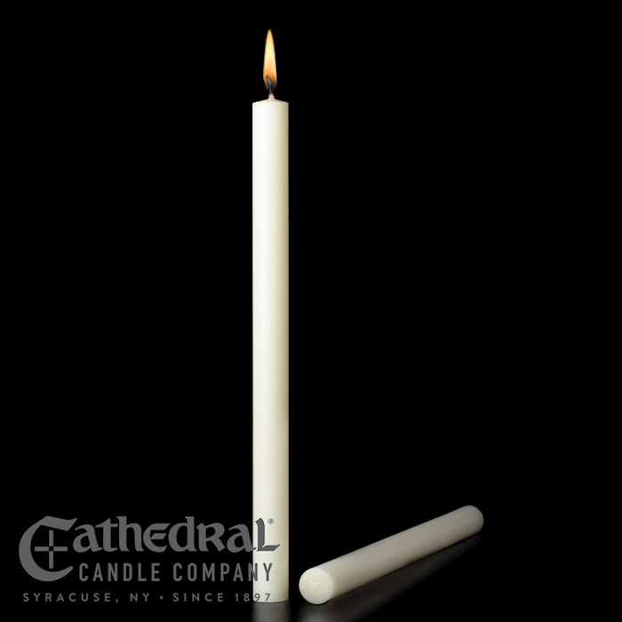 UPC 846786010204 product image for 406653 Altar Candle - White Special 3s - 1.125 x 10.5 in. - 51 Percentage Beeswa | upcitemdb.com