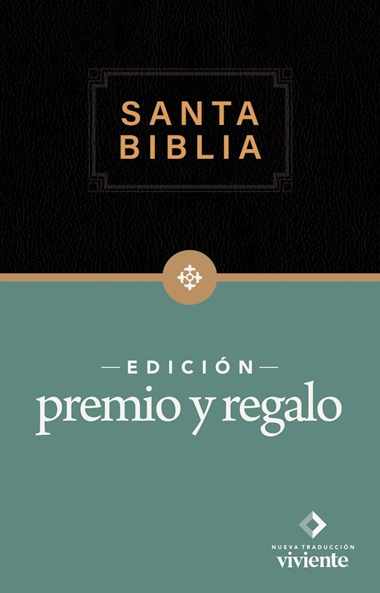 397476 NTV Edicion Premio Y Regalo Book - NLT Gift & Award Edition - Black Leather Like