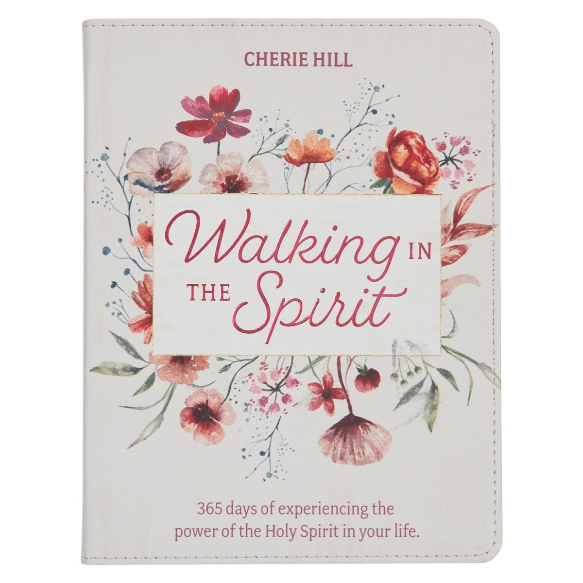406186 Devotional Walking in The Spirit Faux Leather Trade Paper
