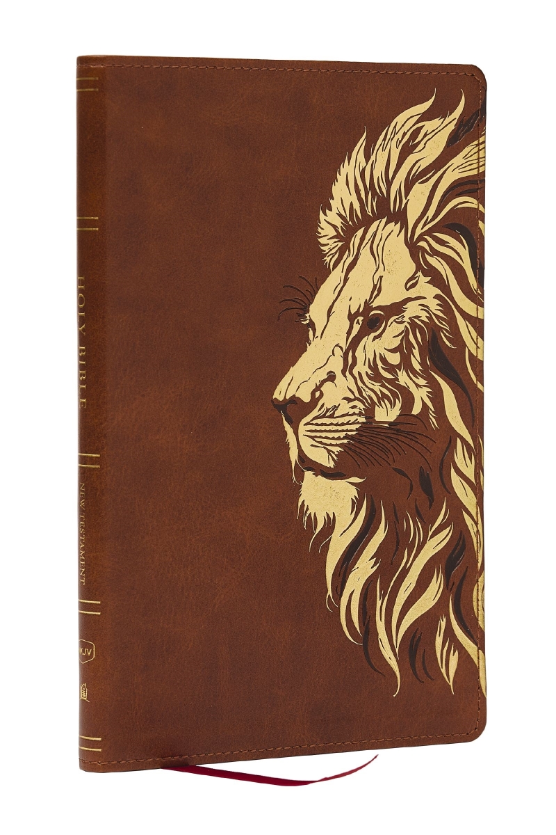 471531 KJV Personal Size Testament - Comfort Print Book - Tan Leathersoft