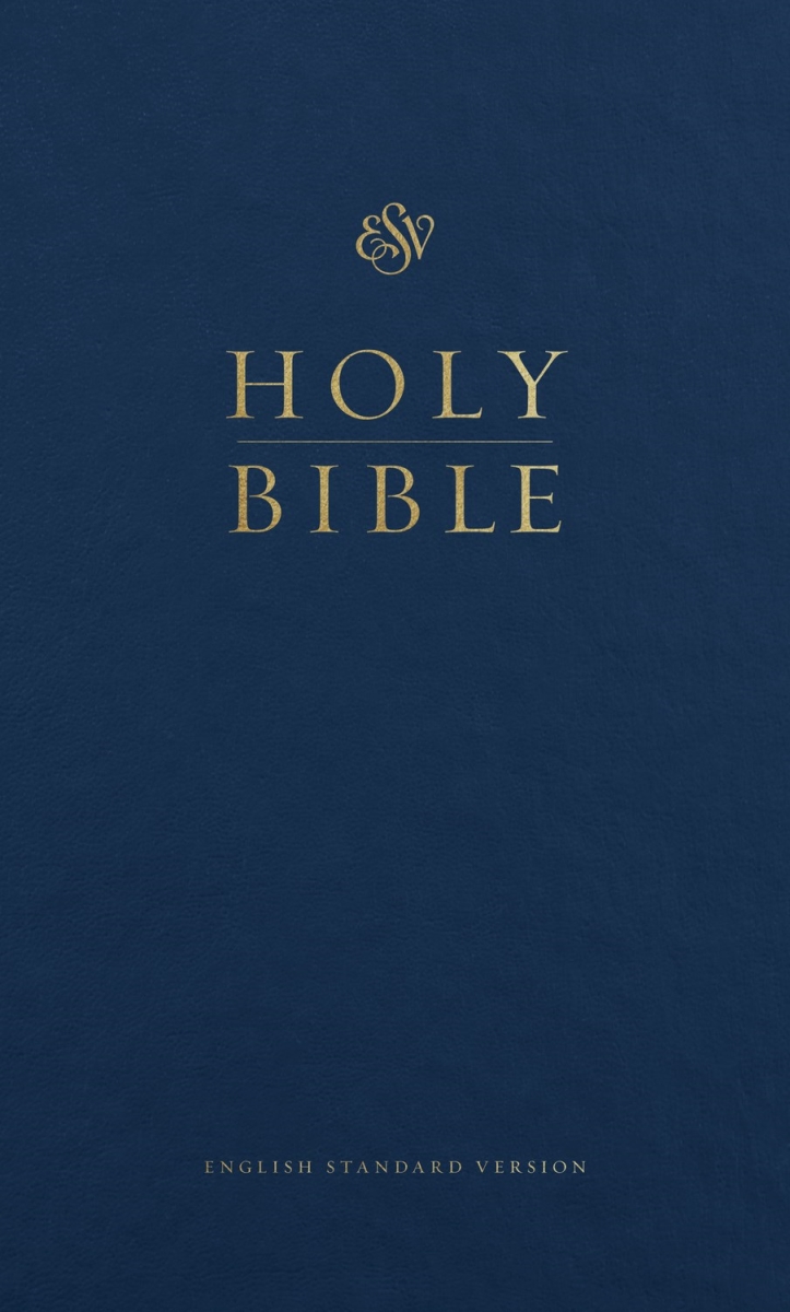 471132 ESV Pew Bible - Blue Hardcover