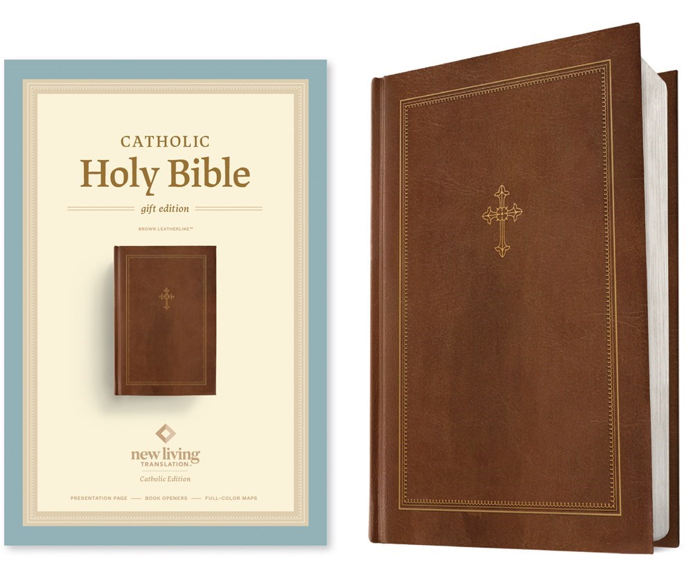 731085 NLT Catholic Holy Bible - Gift Edition, Hardcover Leatherlike