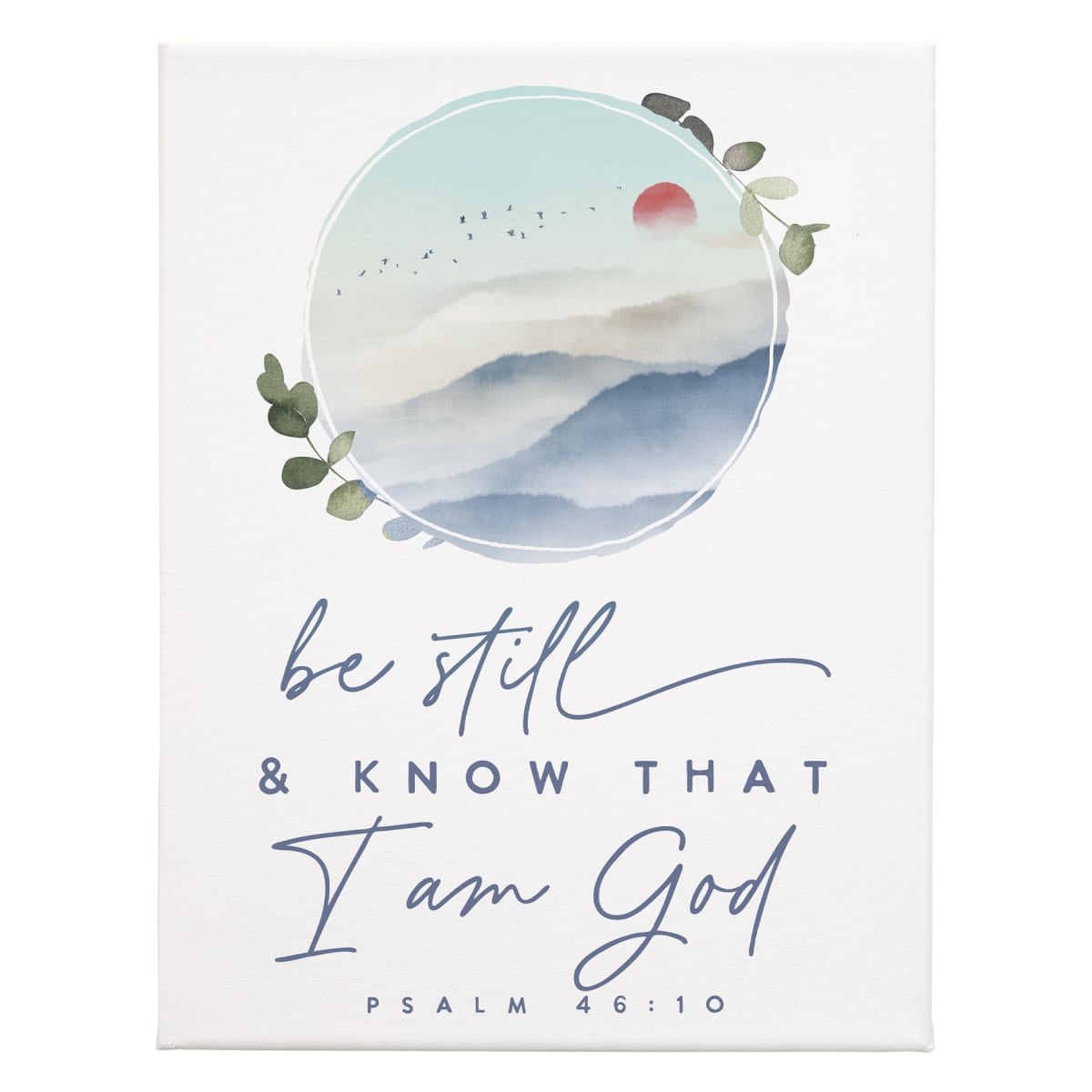 359493 Be Still Scene Wrapped Canvas - 9 x 12 in.