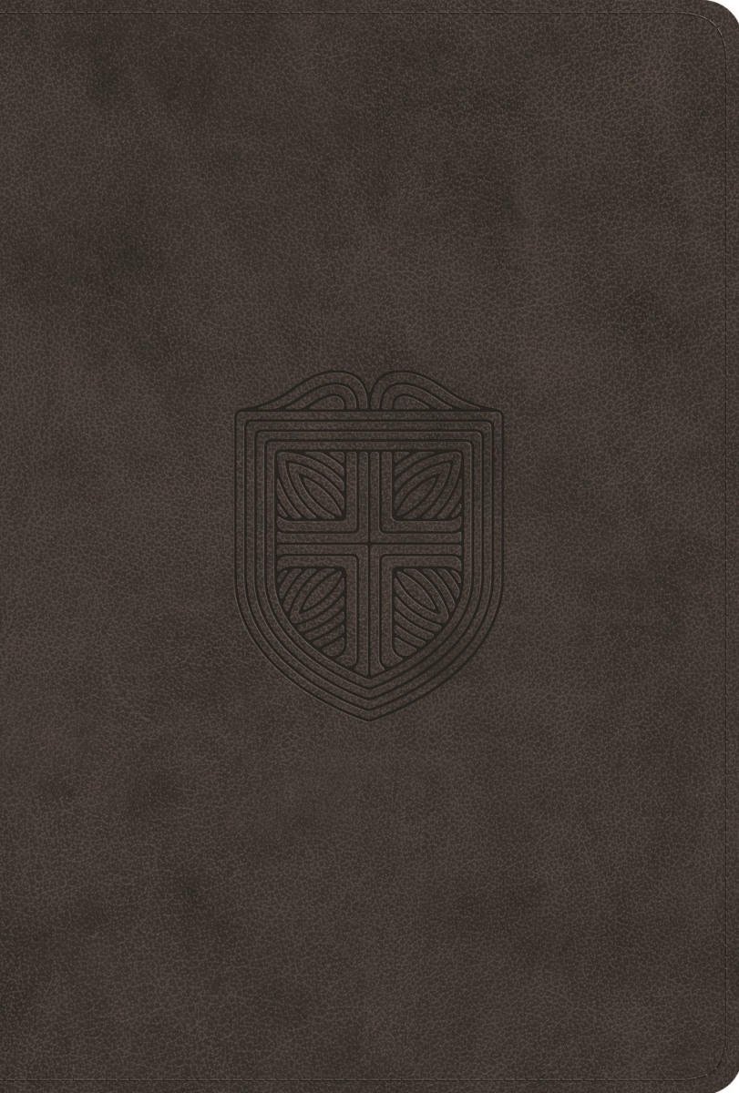 ISBN 9781433599675 product image for 361554 ESV Mens Study Bible - Charcoal Shield Design TruTone, Durable Editio | upcitemdb.com