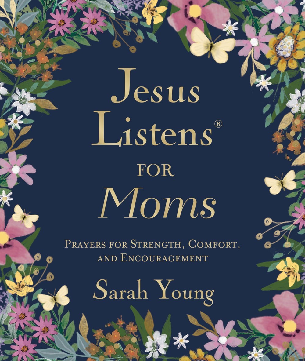 580911 Jesus Listens for Moms with Full Scriptures Padded Hardcover Book