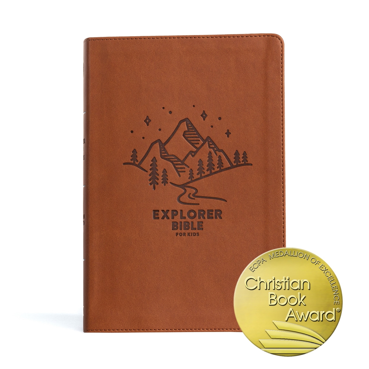 310940 CSB Explorer Bible for Kids - Brown Mountains LeatherTouch