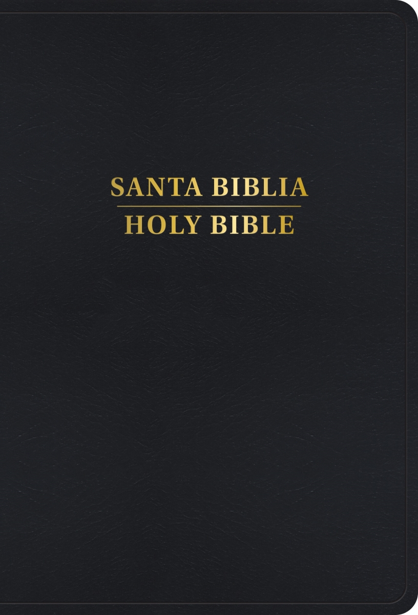 36596X RVR 1960 KJV Biblia Bilingue Letra Grande - Large Print Bilingual Black Imitation Leather Indexed Book