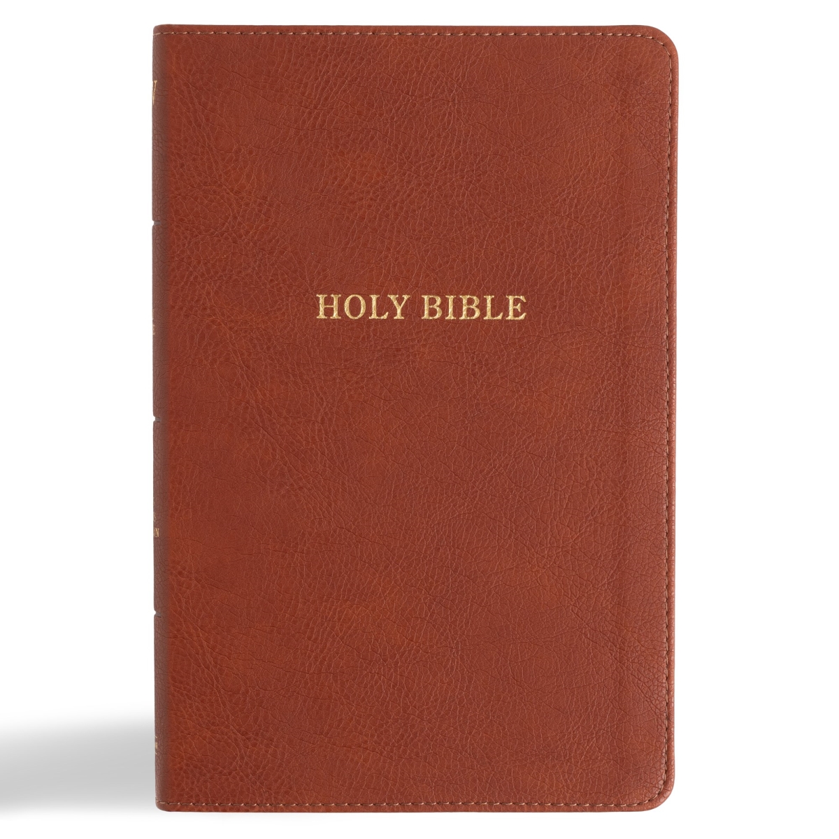 479157 KJV Thin Line Burnt Sienna Leather Touch Book