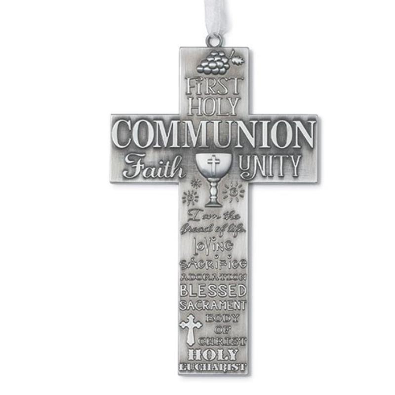 374921 Word Wall Cross - First Communion - 7.5 in.
