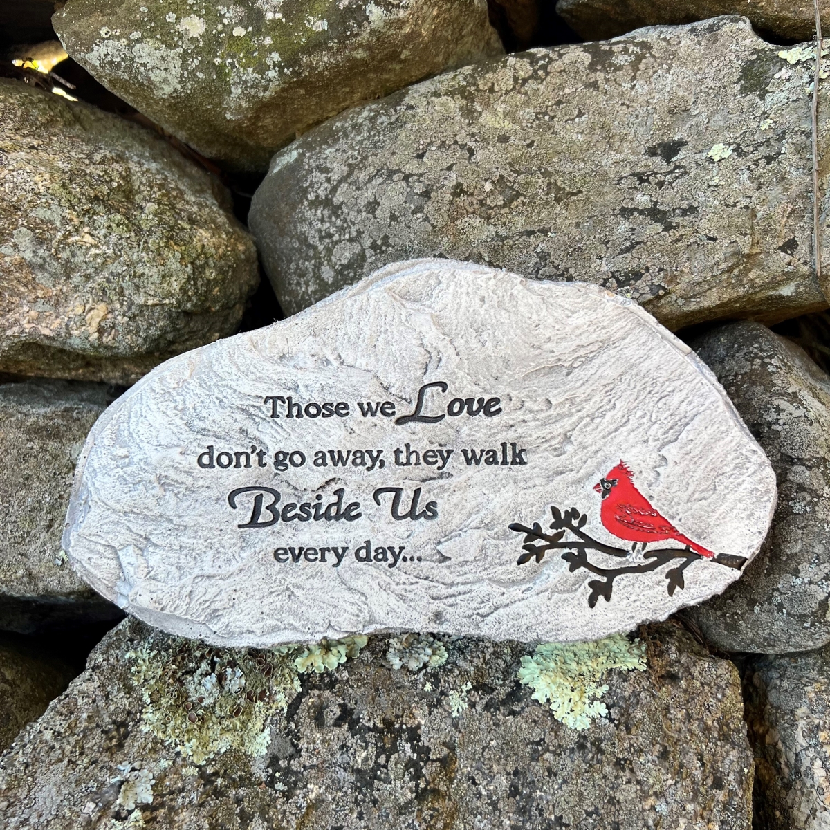 719153 Garden Stone - Those We Love Cardinal, Concrete