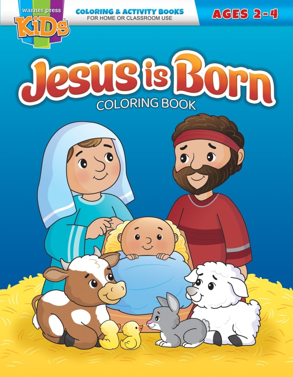 808771 Jesus is Born Christmas Coloring Activity Book - Ages 2 to 4