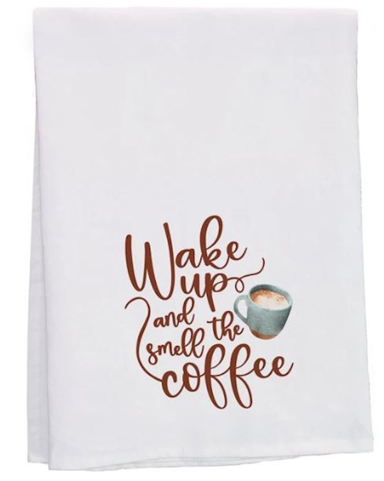 817264 Wake Up & Smell The Coffee Tea Towel - 29 x 29 in.