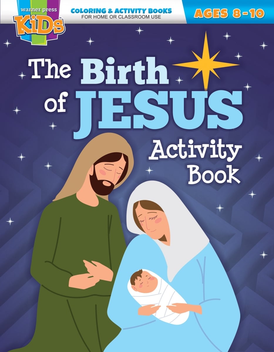 808774 The Birth of Jesus NIV Christmas Coloring Activity Book - Ages 8 to 10