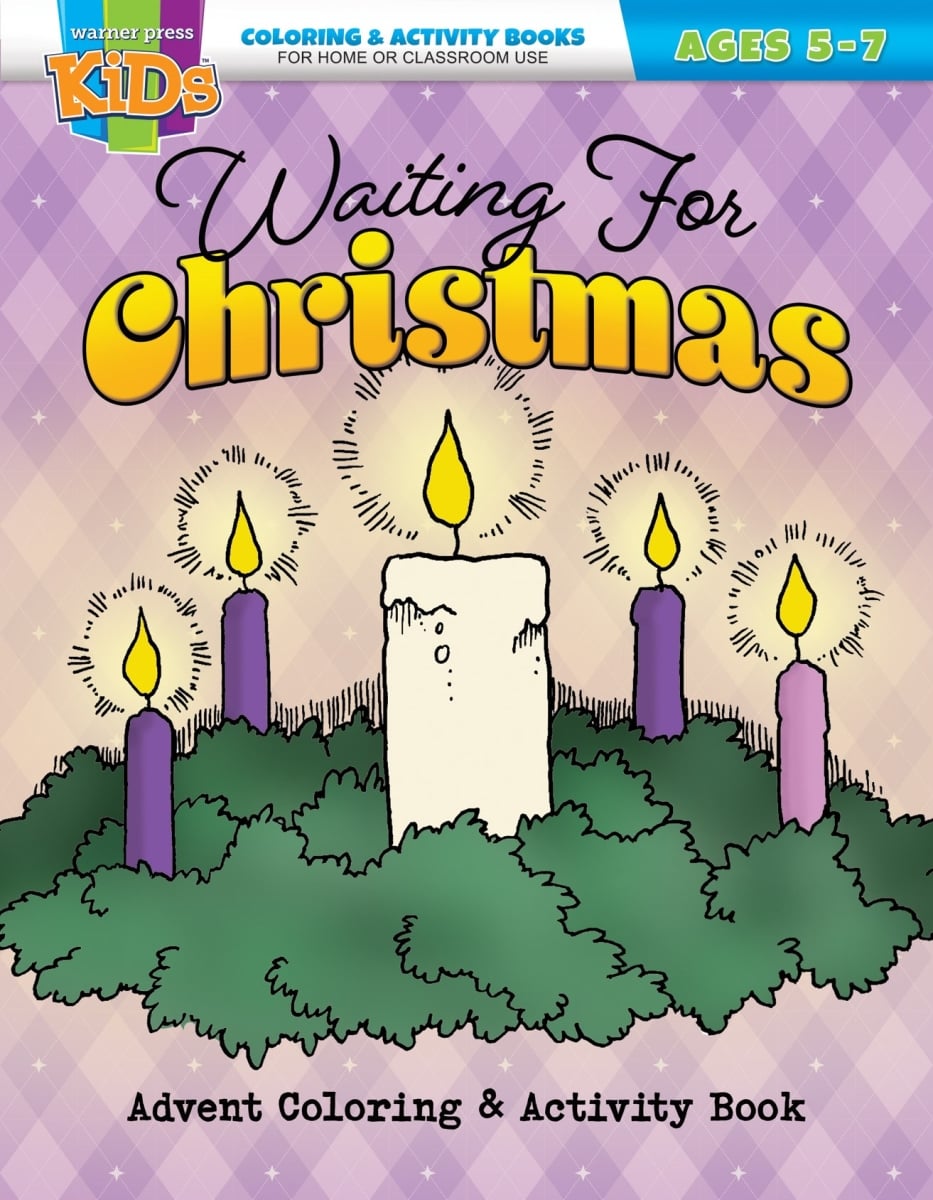 808772 Waiting for NIV Christmas Coloring Activity Book - Ages 5 to 7