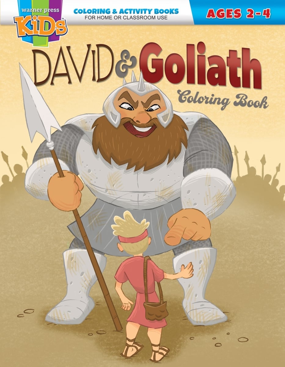 808775 David & Goliath NIV Coloring Activity Book - Ages 2 to 4