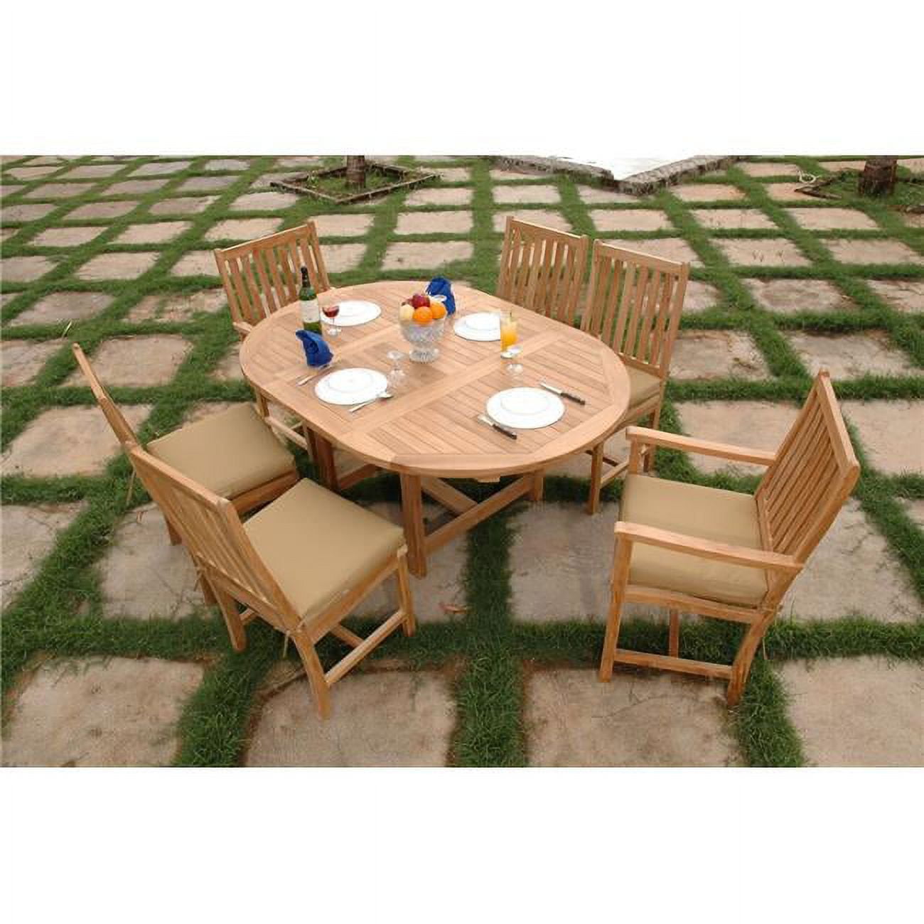 Set-26 67 In. Oval Extension Table