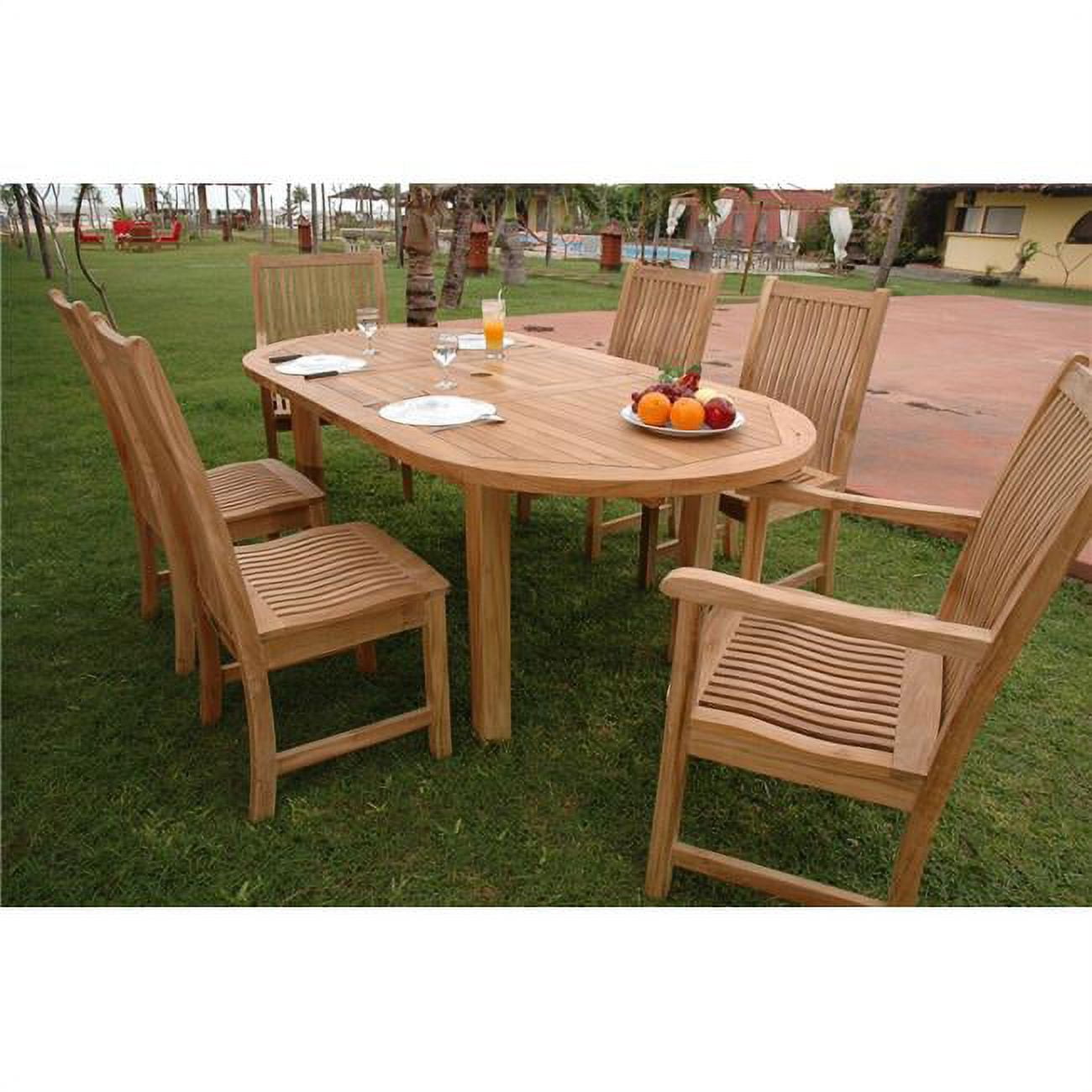 Set-29 78 In. Oval Extension Table