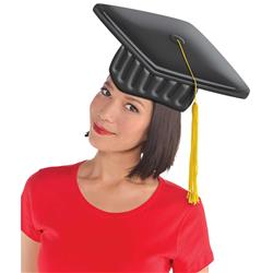 UPC 013051805104 product image for 399978 5 x 13.5 in. Grad Cap & Tassel Vinyl Inflatable Hat | upcitemdb.com