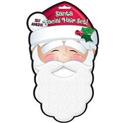 392075 6.5 X 6 In. Christmas Santa Claus Facial Hair Set - Pack Of 3