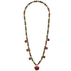 392096 Christmas Jingle Bell Necklace - Pack Of 3
